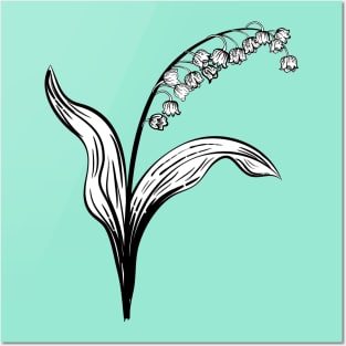 Vintage Lily Of The Valley Posters and Art